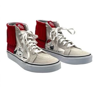 Vans x Peanuts Sk8-Hi Moc "Dog House" Snoopy Charlie Brown Skate Shoes W7 M5.5